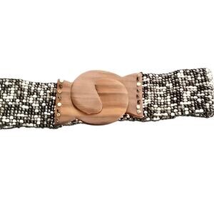 Unique Multi-colored Beaded Belt. OS